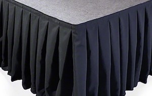 SKIRT-V40 SkirtVelvet Pleat.6mx40cm