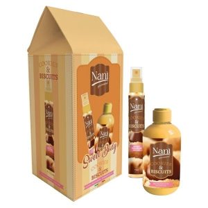 NanÌ acqua profumata 75ml + bagnodoccia 300ml cookies & bisc