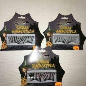 HALLOWEEN CIGLIA FINTE RAGNATELE