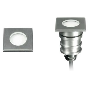 INTEC LIGHT Impact-Q Segnapassi LED 3W 24V ad incasso a pavimento o parete IP67