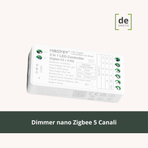 Ricevitore Dimmer Nano Zigbee 3Ch/4Ch/5Ch Rgb/Rgb+W/Rgb+Cct – de Sanctis Light & Design