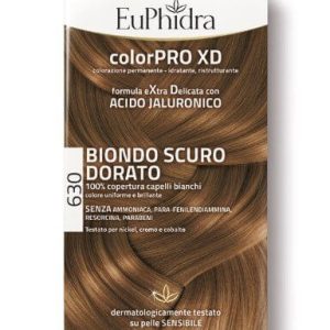 Tinta capelli colorazione biondo scuro dorato 630 Euphidra Colorpro XD