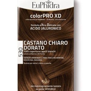 Tinta capelli colorazione castano chiaro dorato 530 Euphidra Colorpro XD