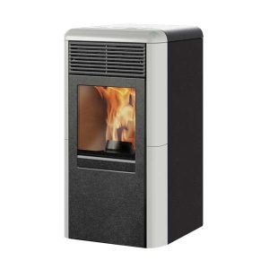 ITALIANA CAMINI by Edilkamin – Termostufa Stufa PELLET Kw.11 IDROPOINT2 Classe A+