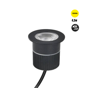 Faretto Segnapasso LED da incasso a terra COB 4,5w 220V-AC IP67 – De Sanctis Light & Design